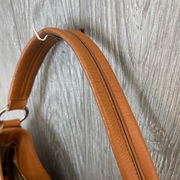 Coldwater Creek Brown Tan Real Leather Purse - Picture 14 of 16